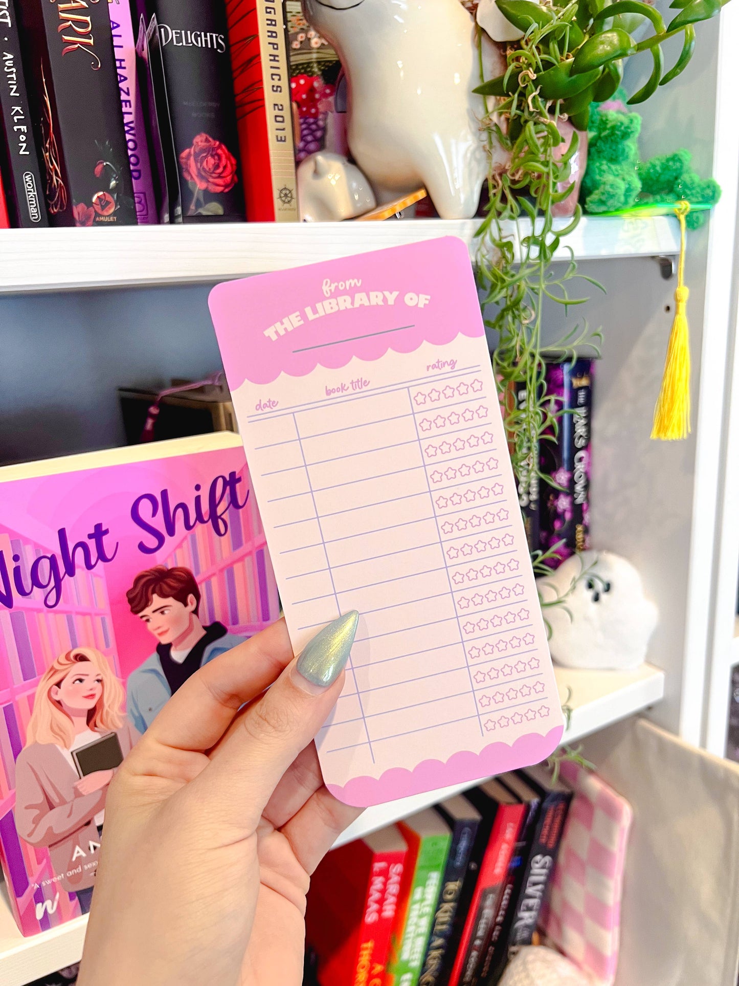 Book Rating Paper Bookmark