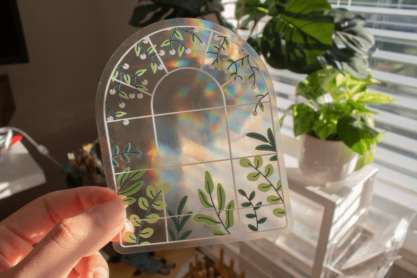 Greenhouse Suncatcher Window Decal