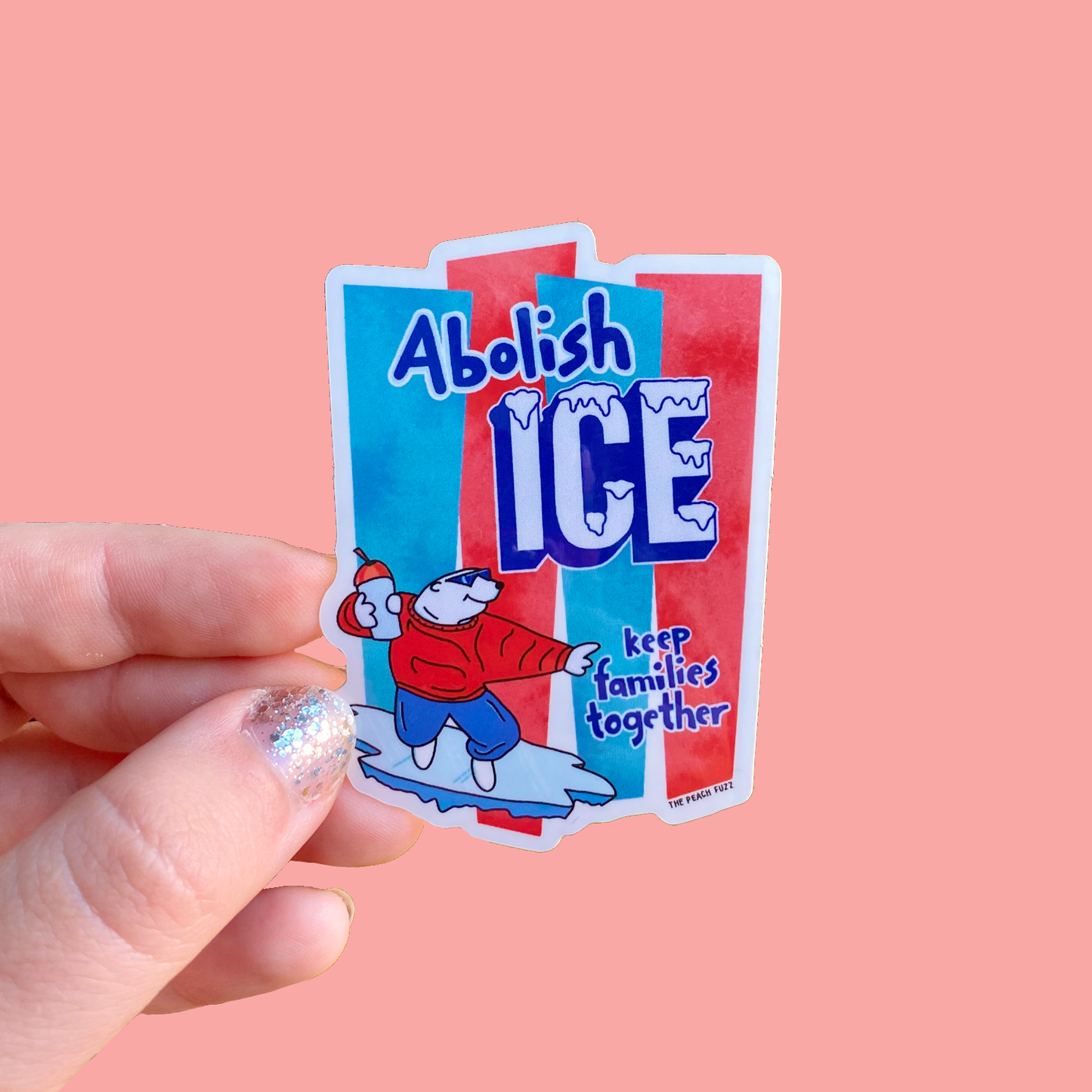 Abolish Ice Sticker