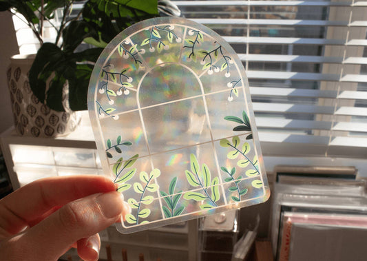 Greenhouse Suncatcher Window Decal