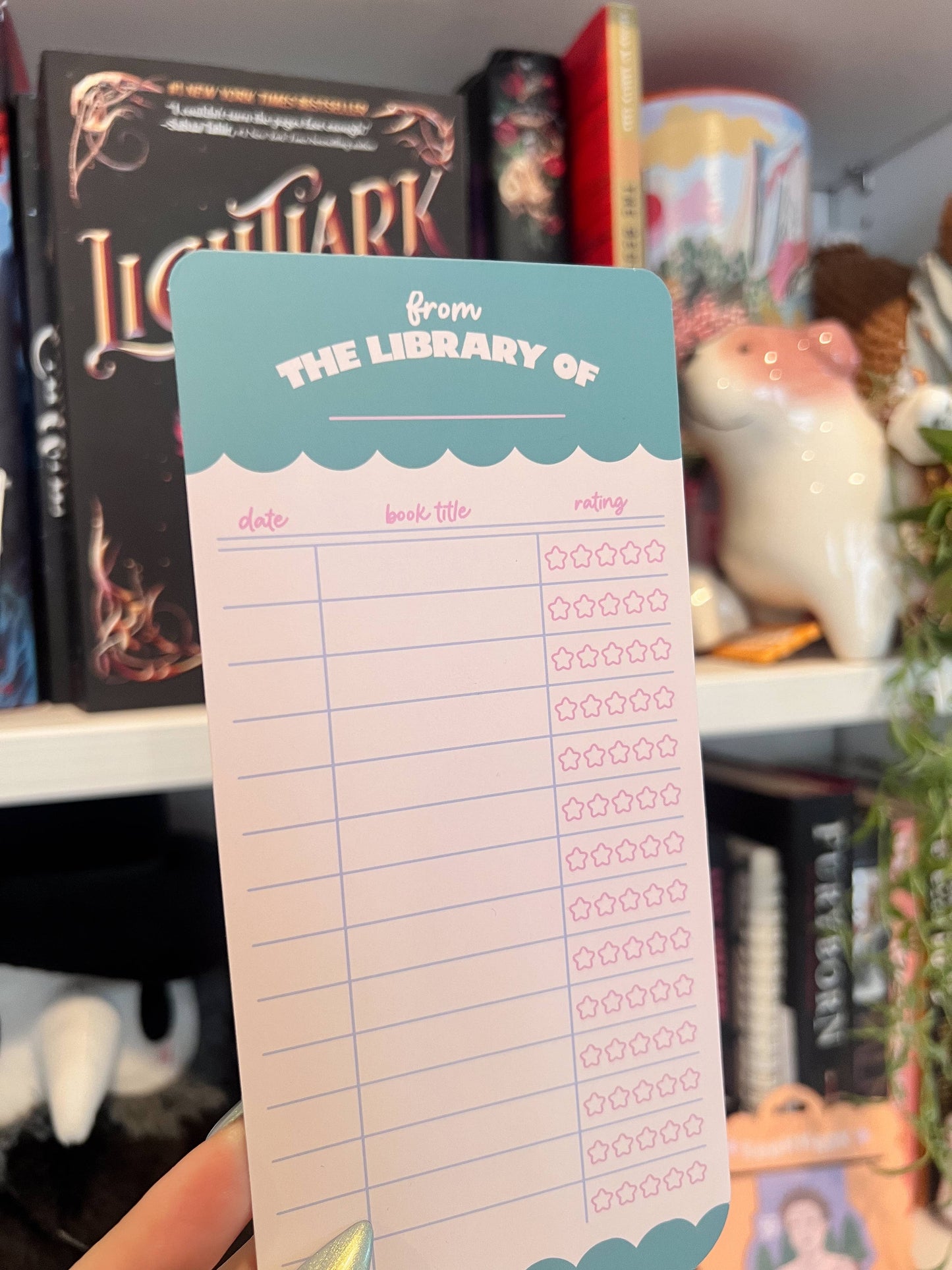 Book Rating Paper Bookmark