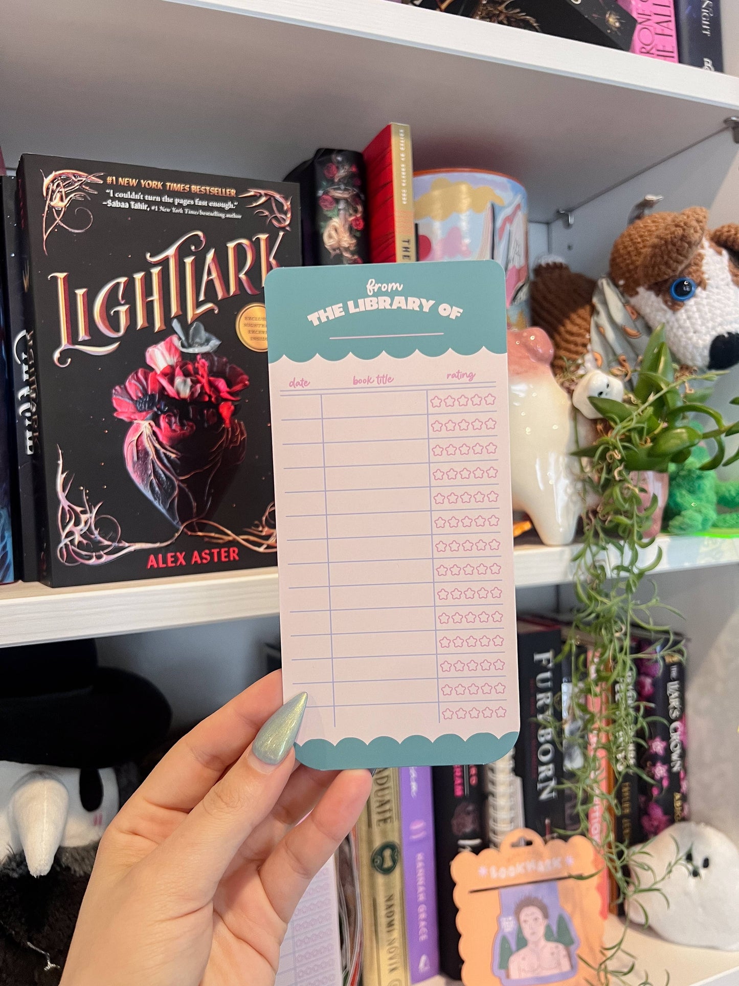 Book Rating Paper Bookmark