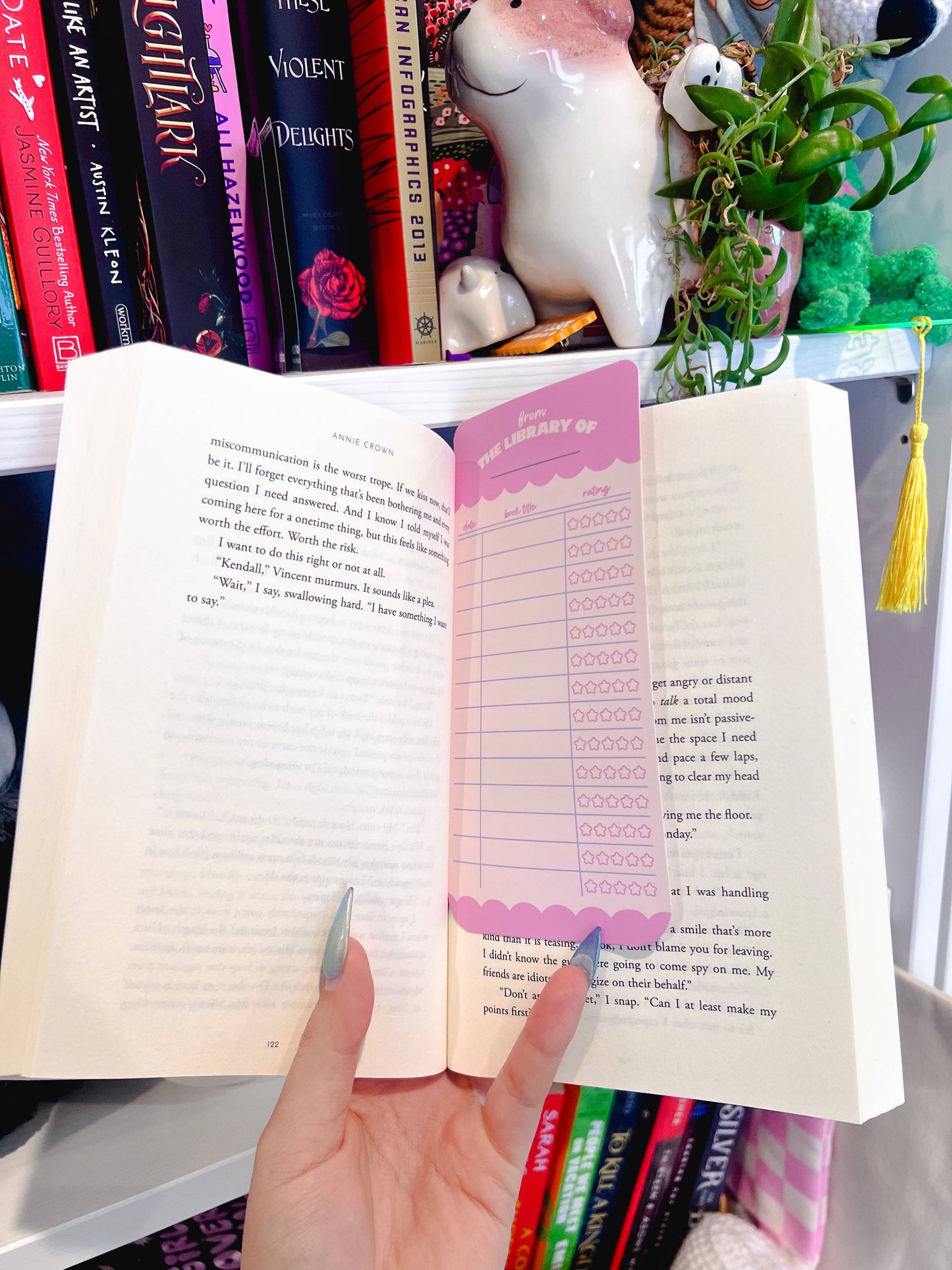 Book Rating Paper Bookmark